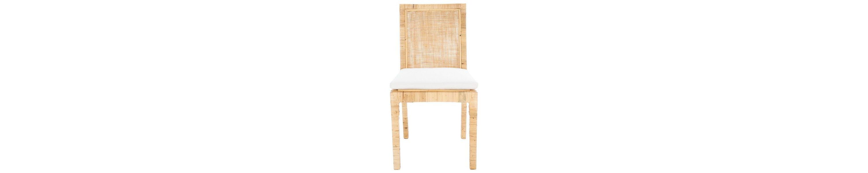 Tojo Cane Dining Chair W/ Cushion