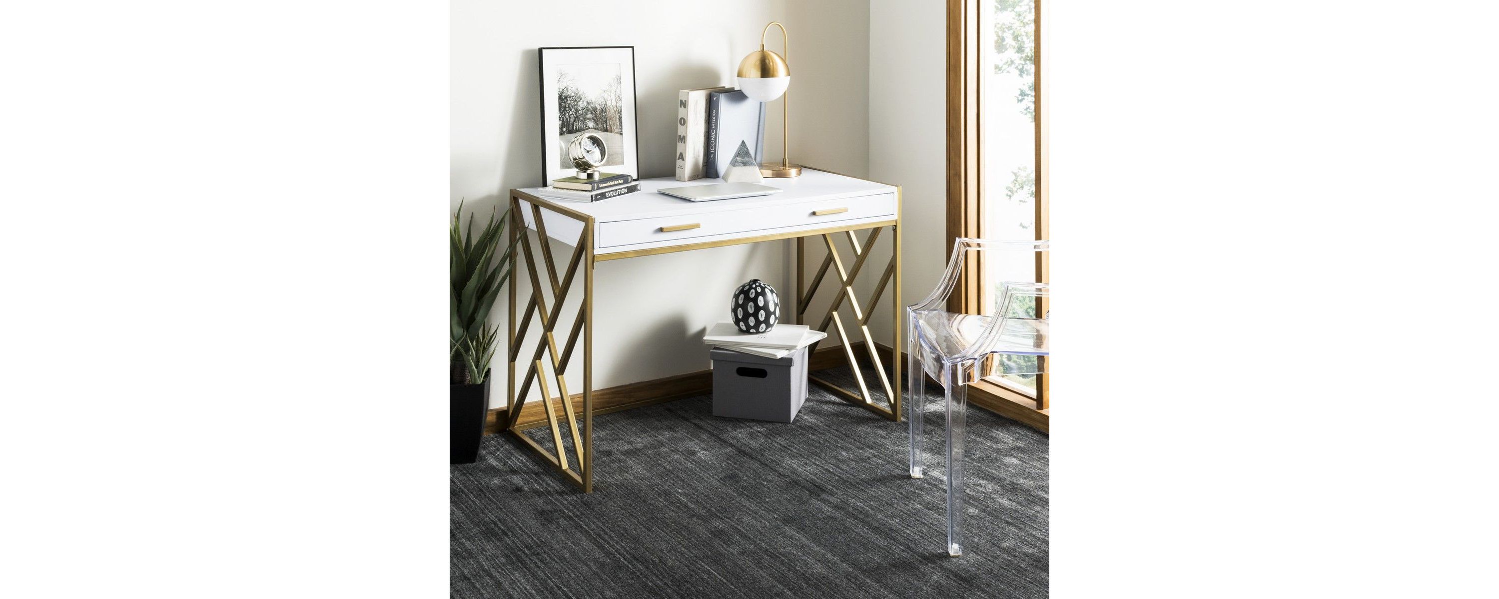 Elaine 1 Drawer Desk
