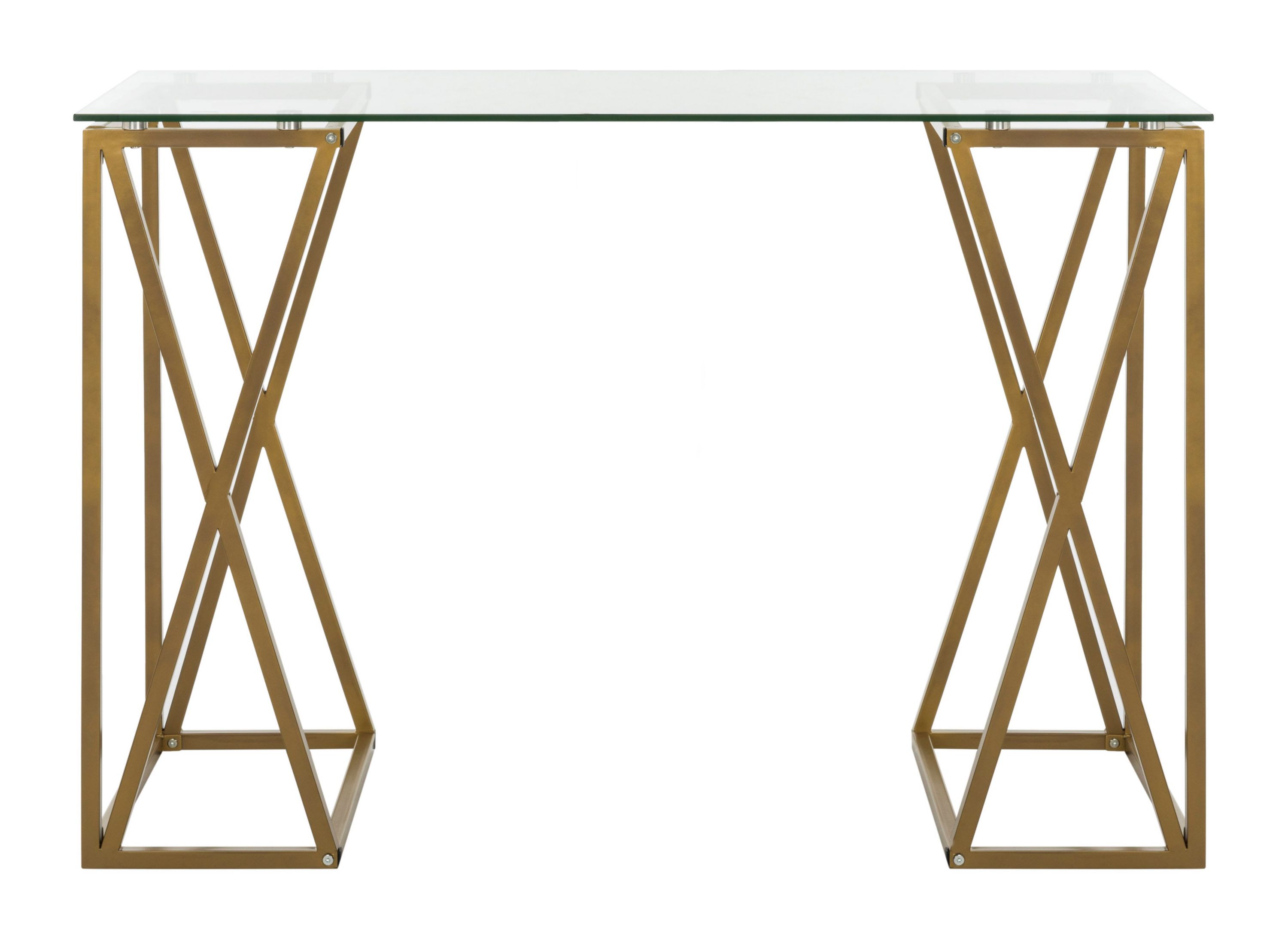 Theresa Glass Top Desk