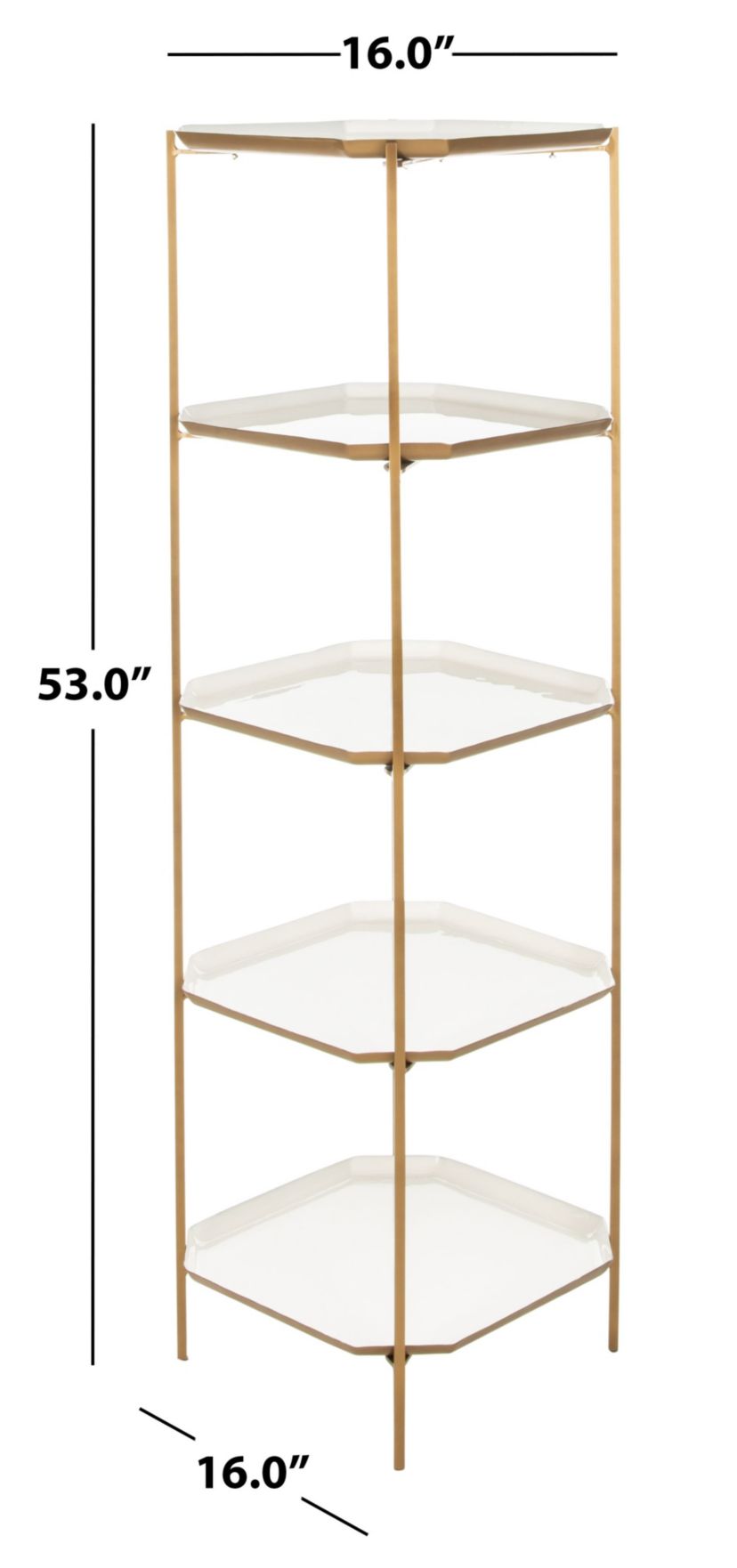 Sylvie 5 Tier Etagere