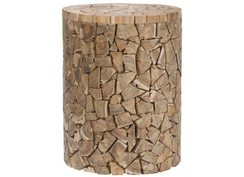 Canyon Teak Round Stool
