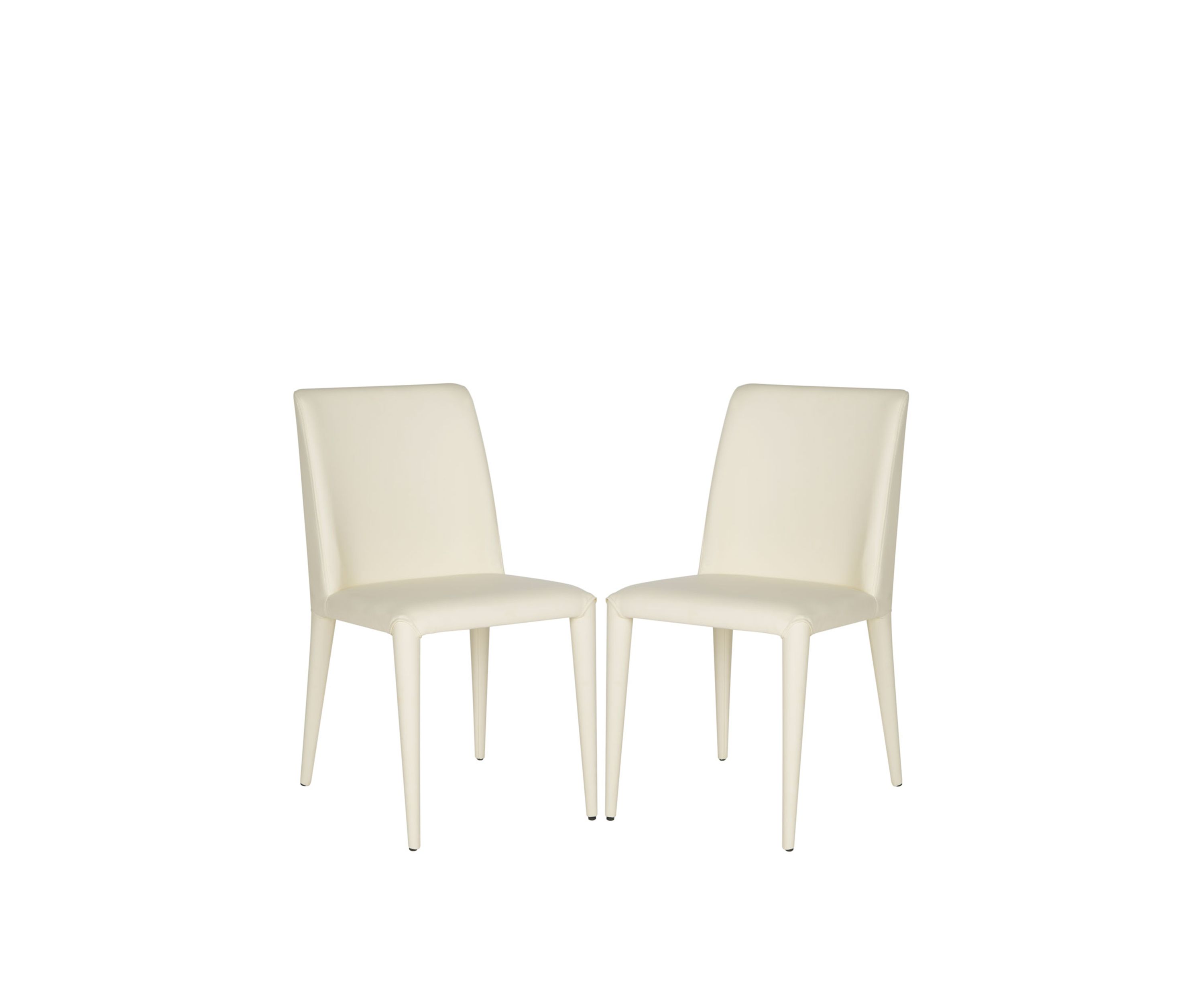 Set of 2 Garretson Polyurethane Leather Side Chairs