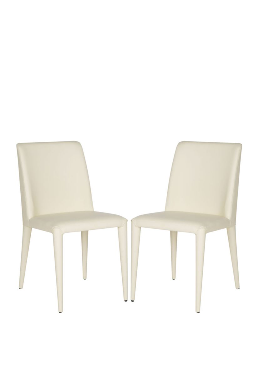 Set of 2 Garretson Polyurethane Leather Side Chairs