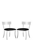 Set of 2 Black Abby Side Chairs