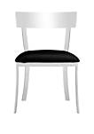 Set of 2 Black Abby Side Chairs