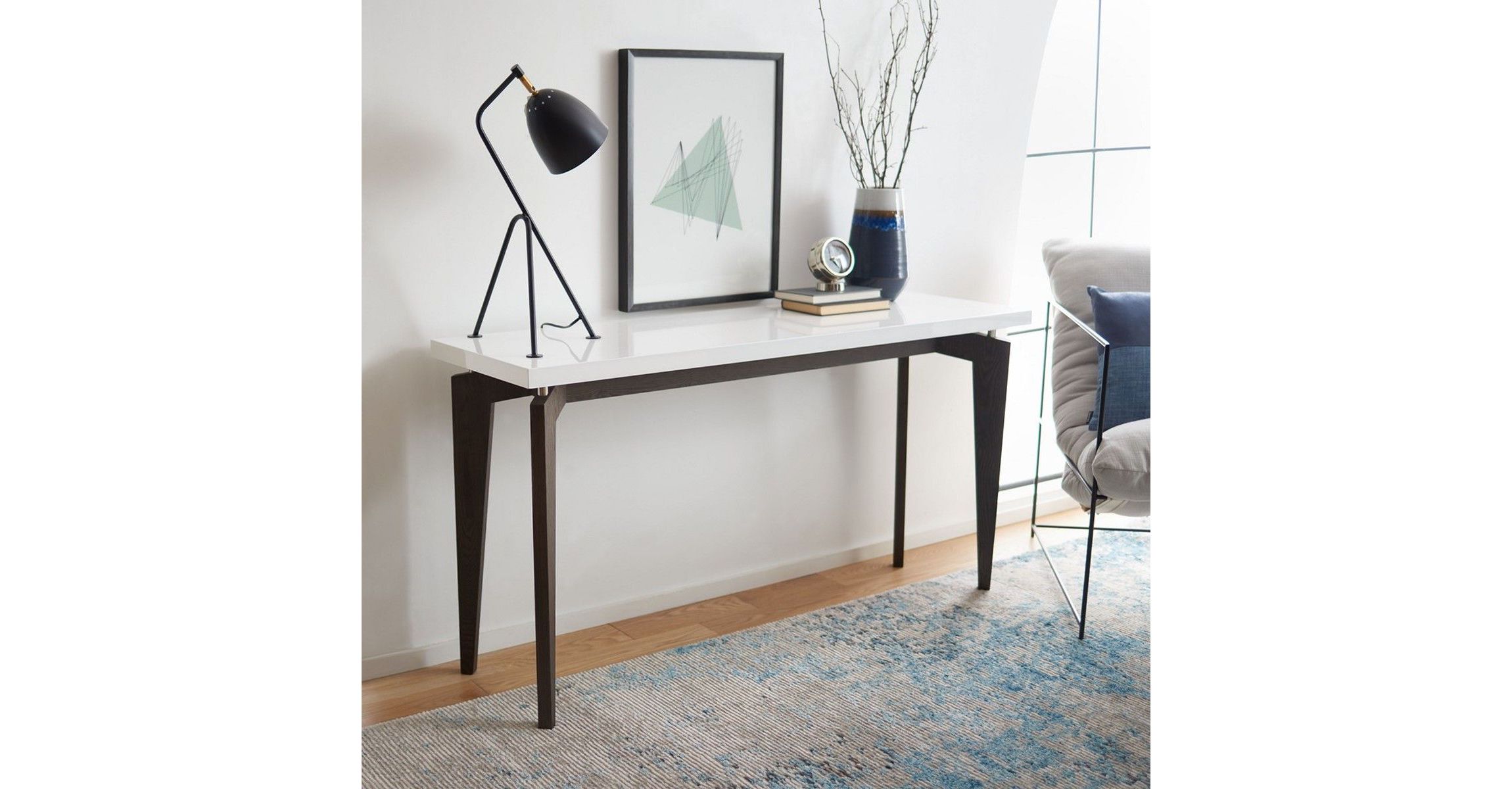 Josef Retro Lacquer Floating Top Console