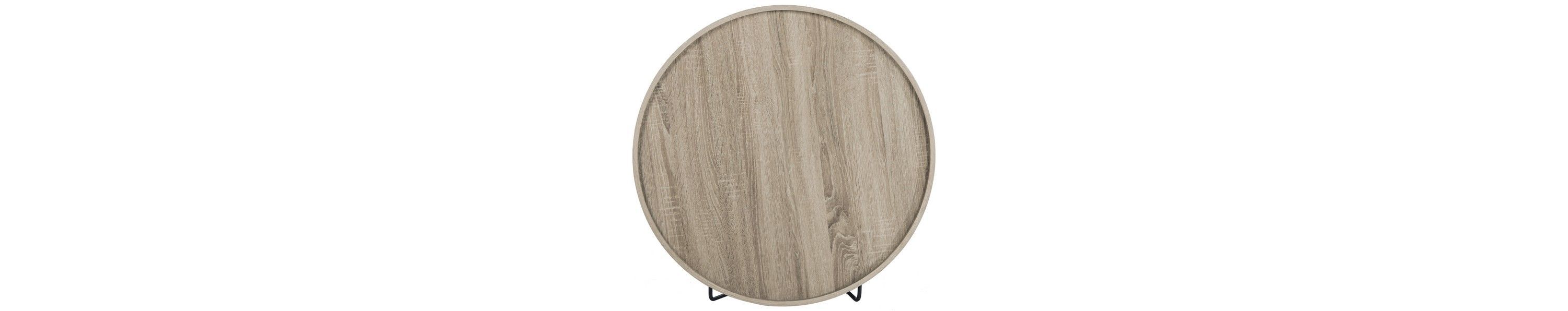 Auden Retro Mid Century Wood Accent Table
