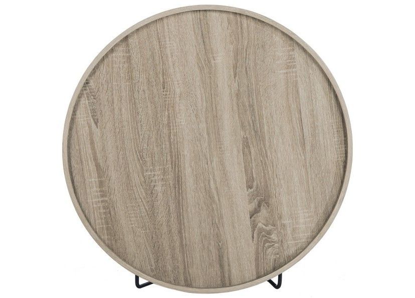 Auden Retro Mid Century Wood Accent Table