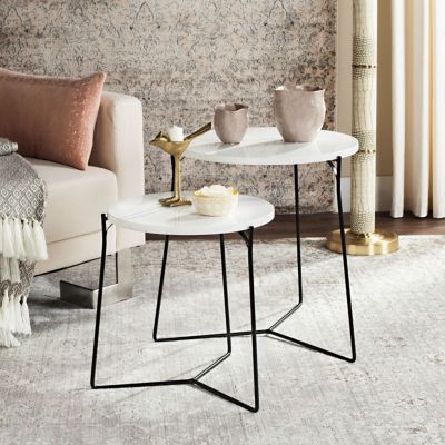 Safavieh Ryne Retro End Table, White