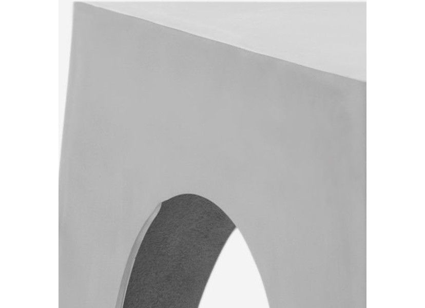 Indium Triangle Aluminum Side Table