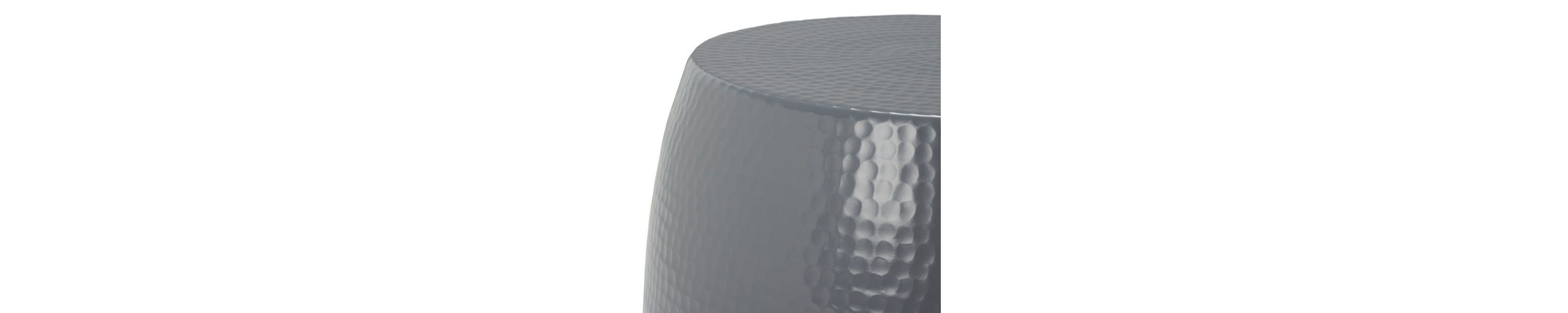 Vanadium Round Hammered Stool