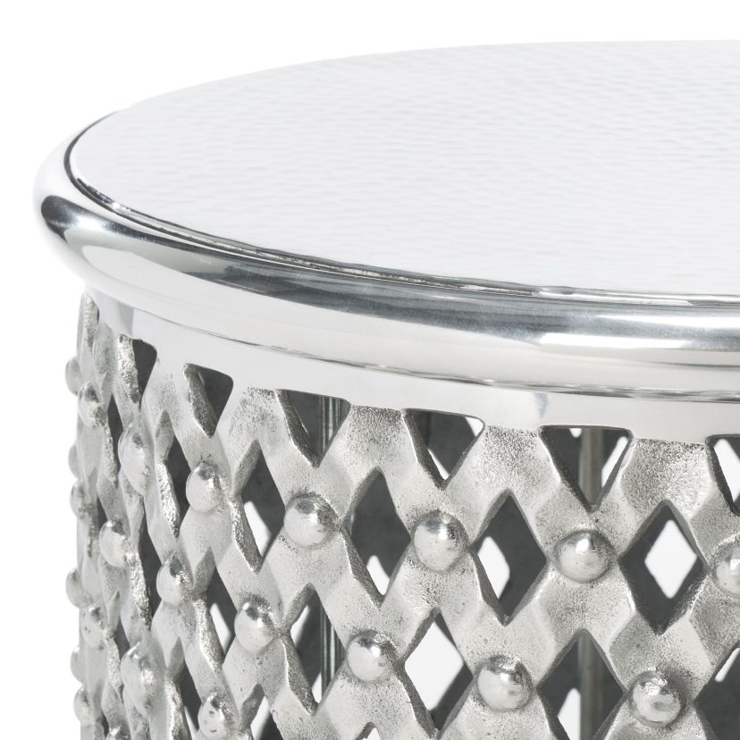Metal Lace Table Stool