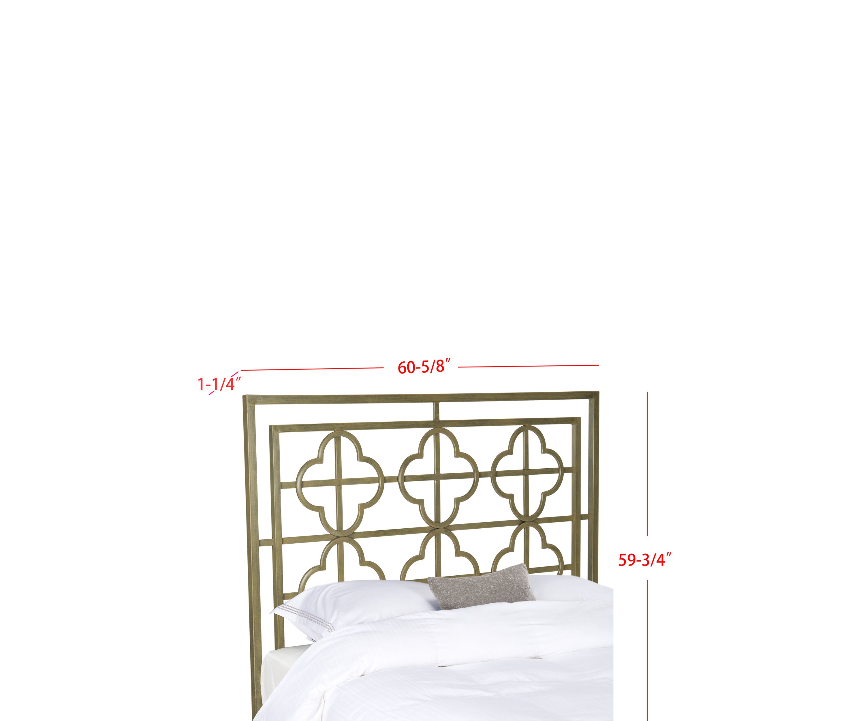 Lucinda Metal Headboard  