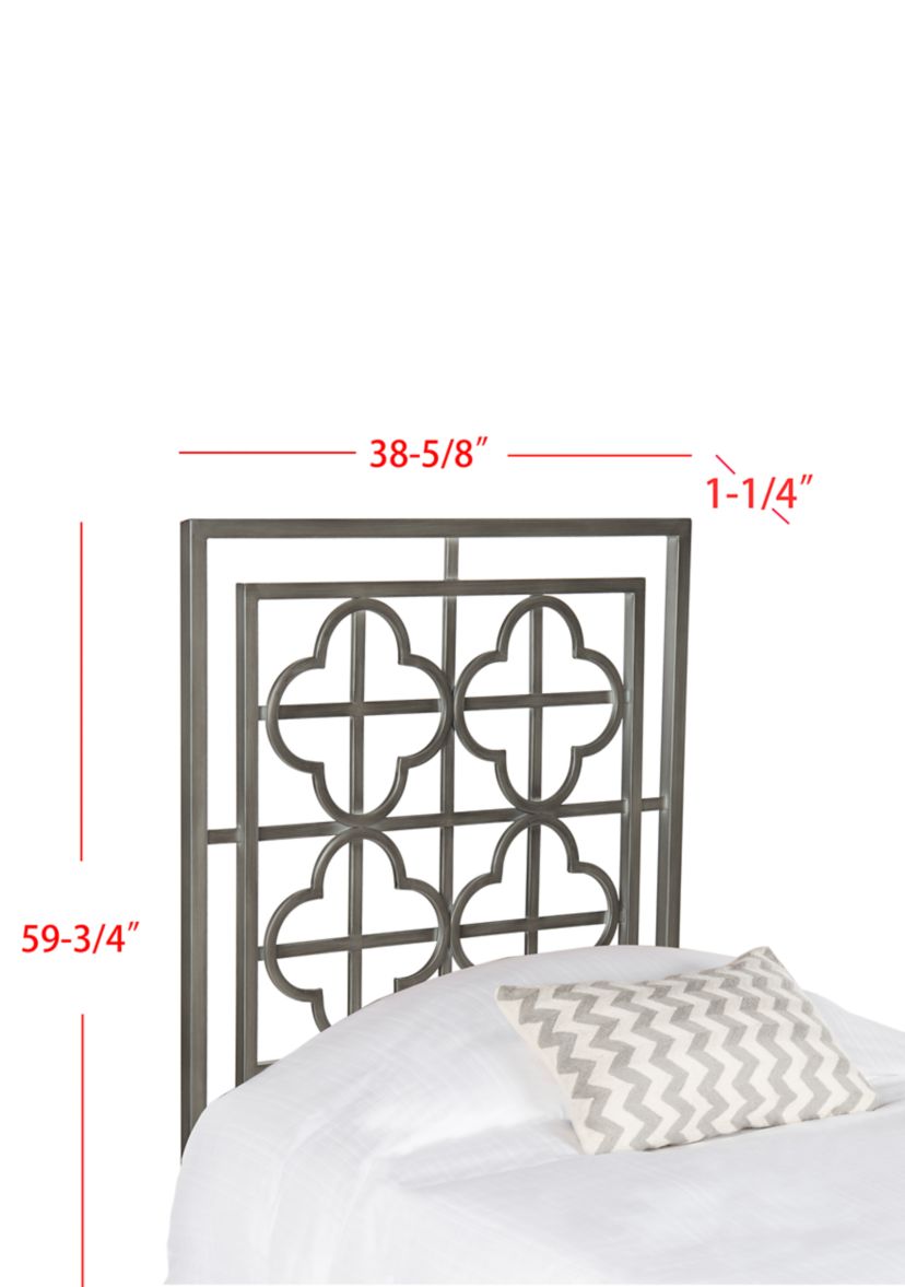 Lucinda Antique Iron Metal Headboard