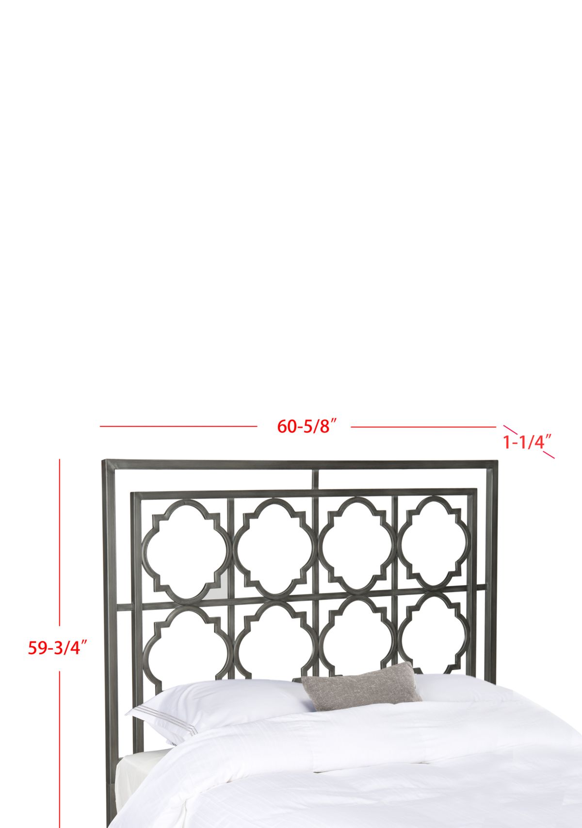 Silva Queen Metal Headboard