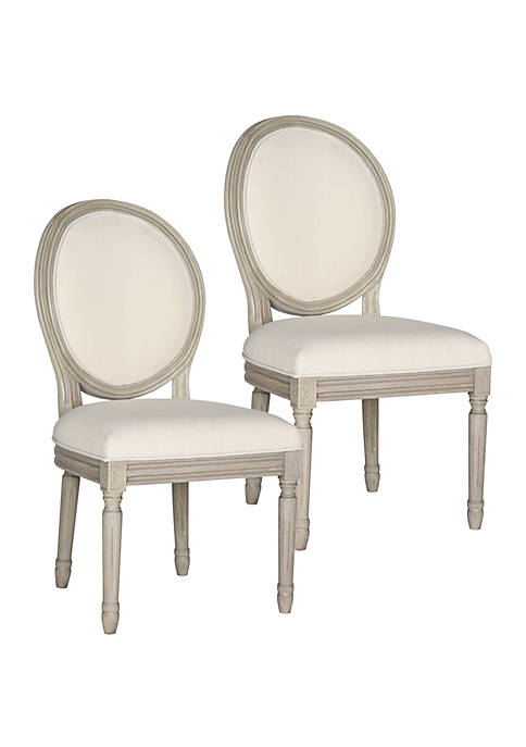 Safavieh Set of 2 Holloway Oval Side Chairs