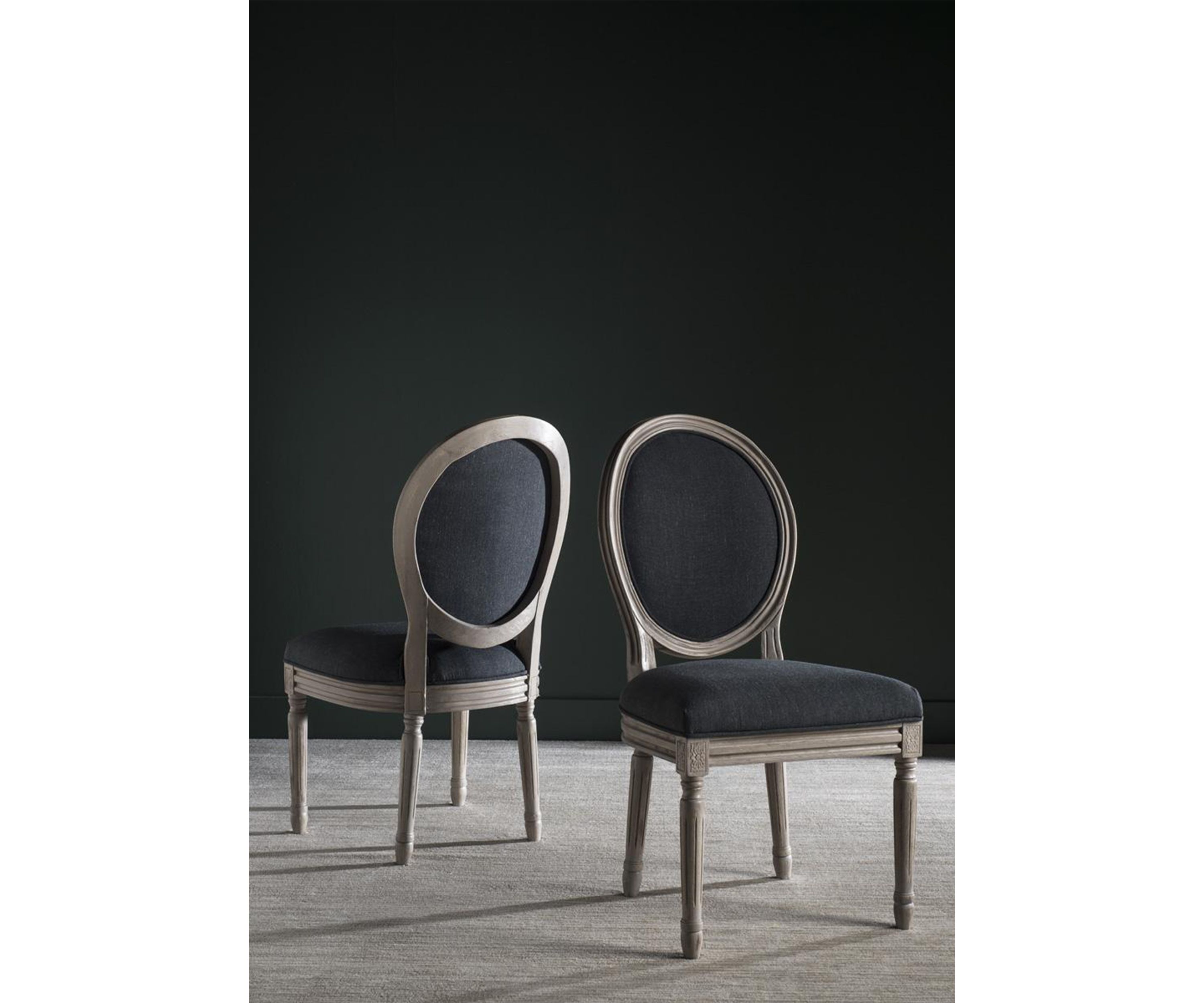 Set of 2 Holloway Oval Side Chairs
