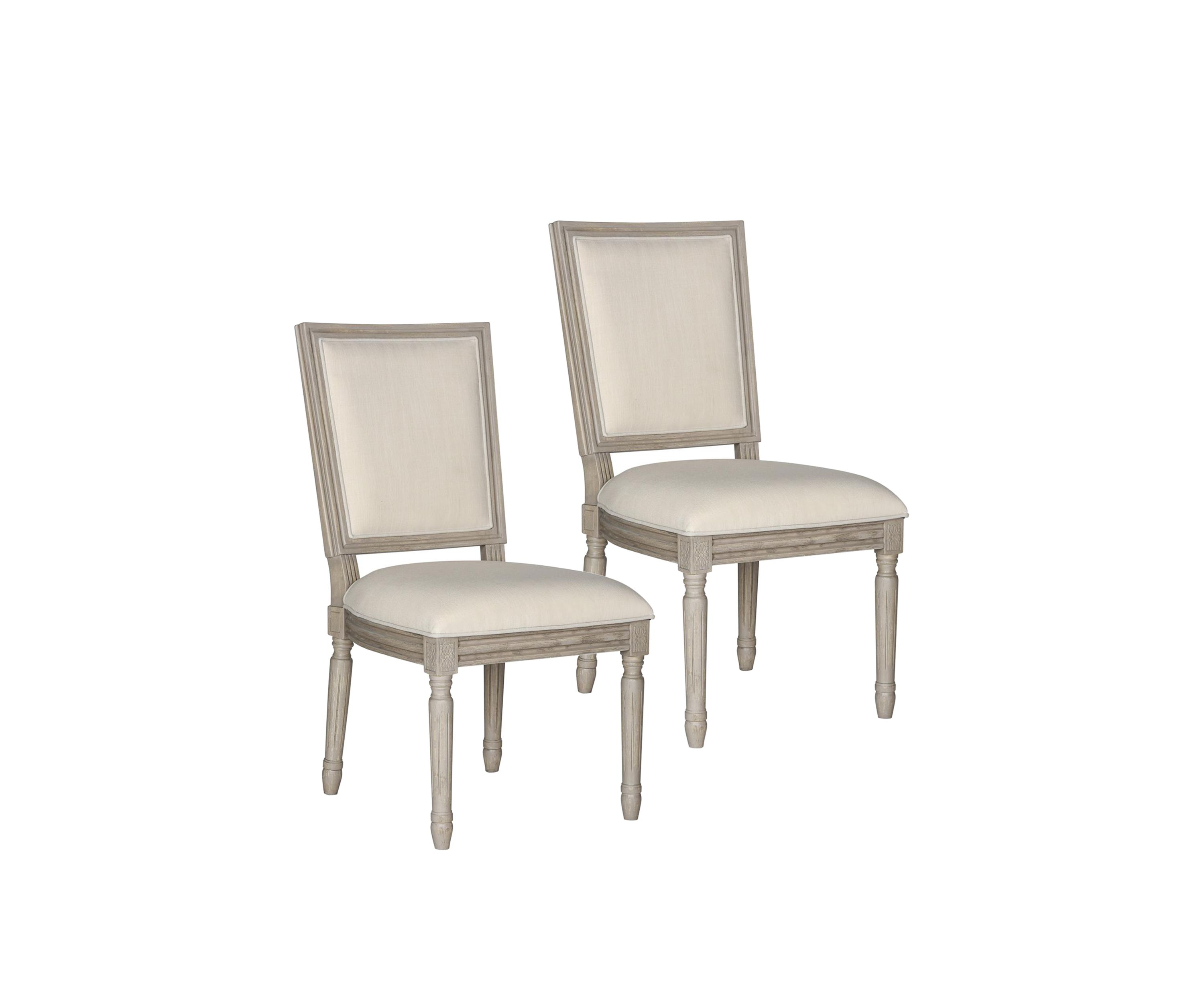 Set of 2 Buchanan Rectangular Side Chairs