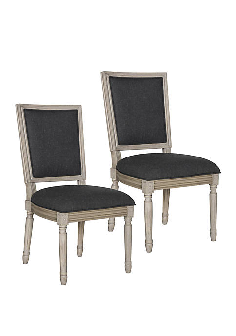 Safavieh Set of 2 Buchanan Rectangular Side Chairs