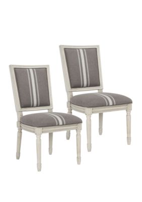 Safavieh Set of 2 Buchanan Rectangular Side Chairs