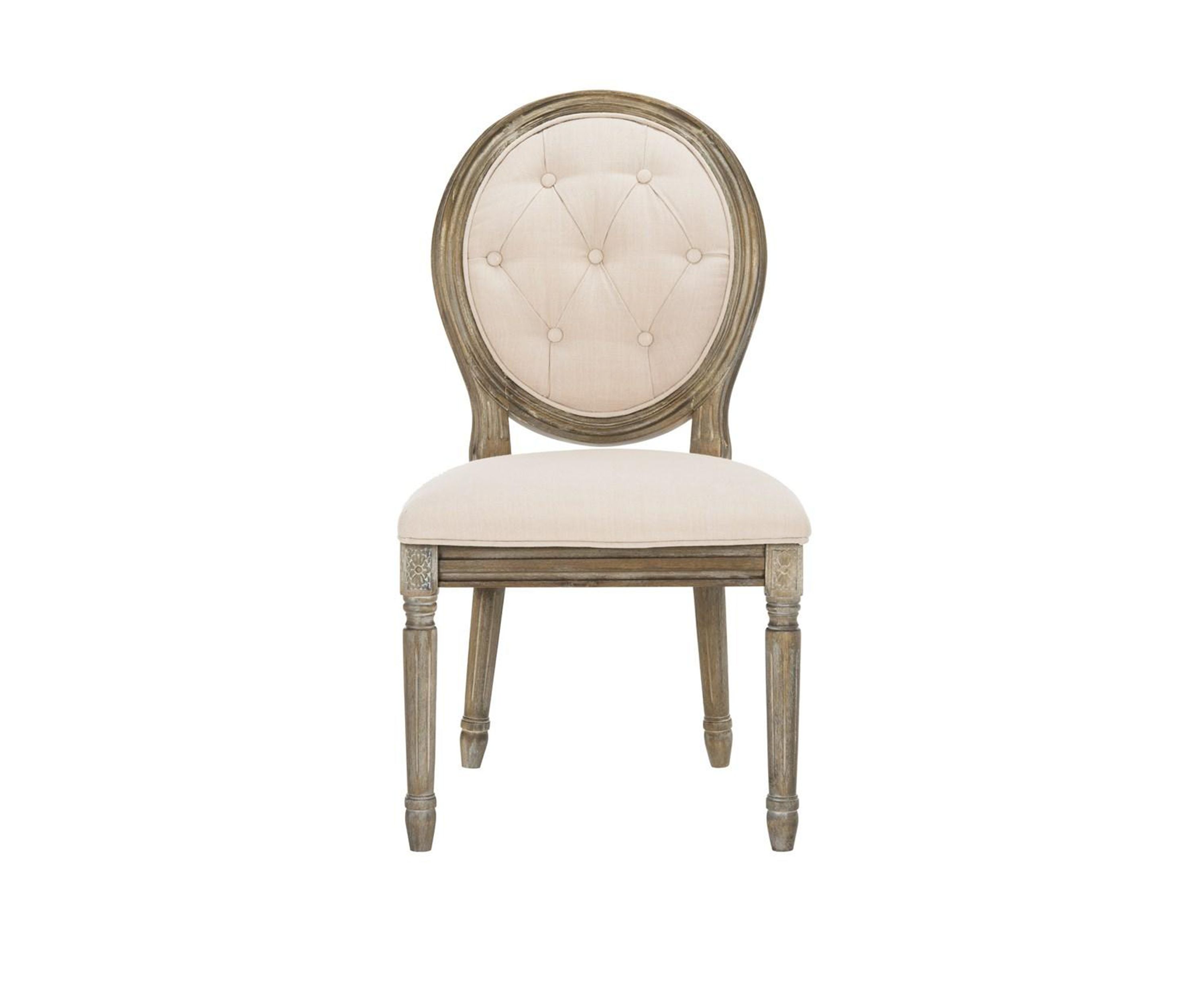 Set of 2 Holloway Tufted Oval Side Chairs
