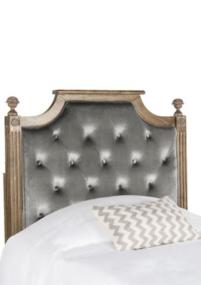 Safavieh Rustic Wood Tufted Velvet Headboard Belk