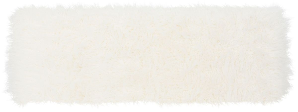 Mera Faux Sheepskin Bench