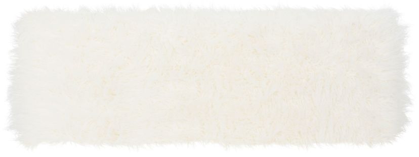 Mera Faux Sheepskin Bench