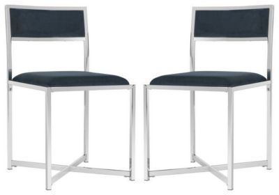Safavieh Menken Chrome Side Chair