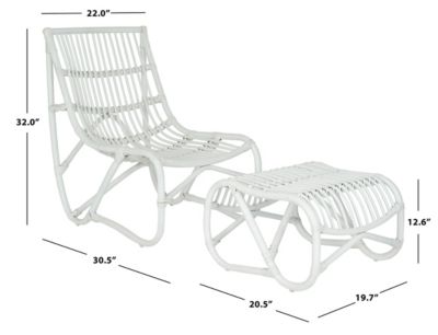 Safavieh Shenandoah Chair Set, White