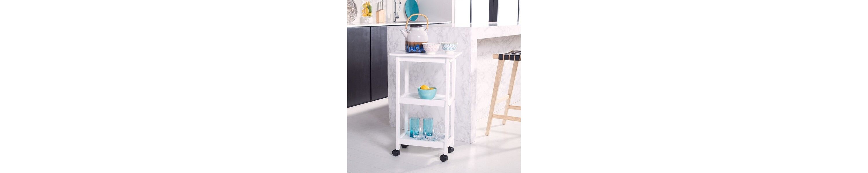 Bevin 2 Shelf Kitchen Cart