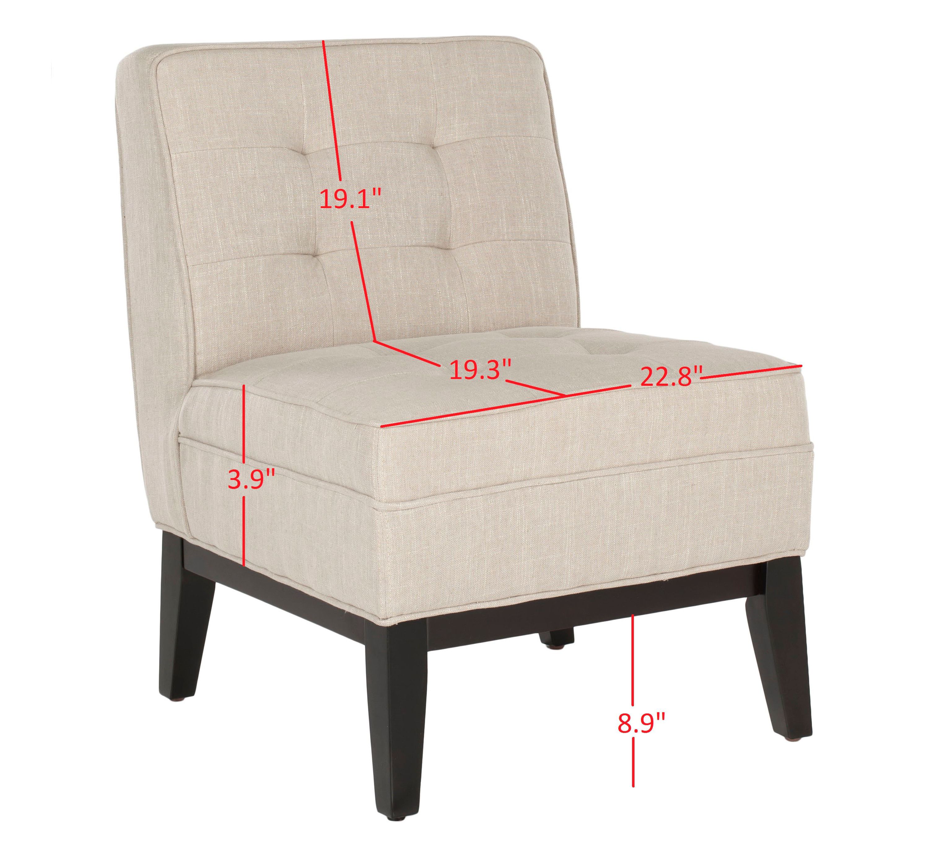 Angel Armless Club Chair