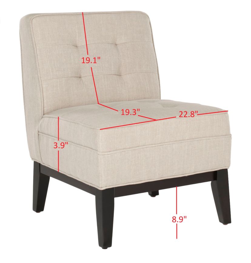 Angel Armless Club Chair