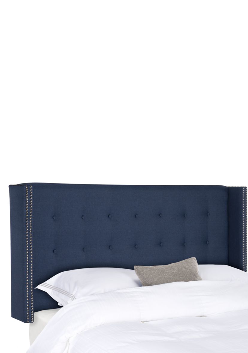	  Keegan Linen Tufted Winged Headboard  