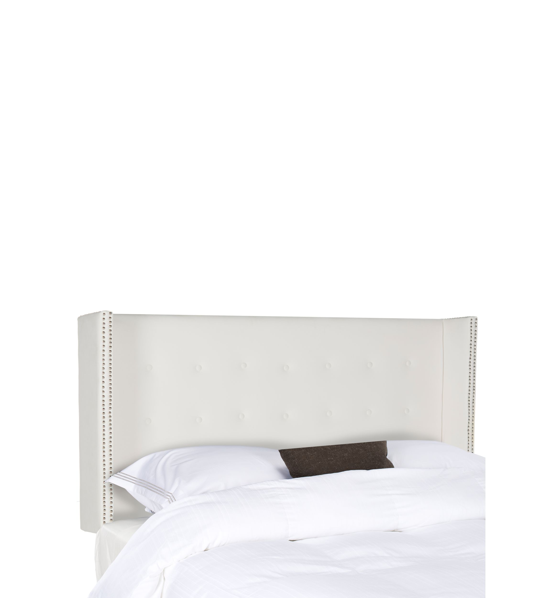  Keegan Velvet Tufted Winged Headboard  