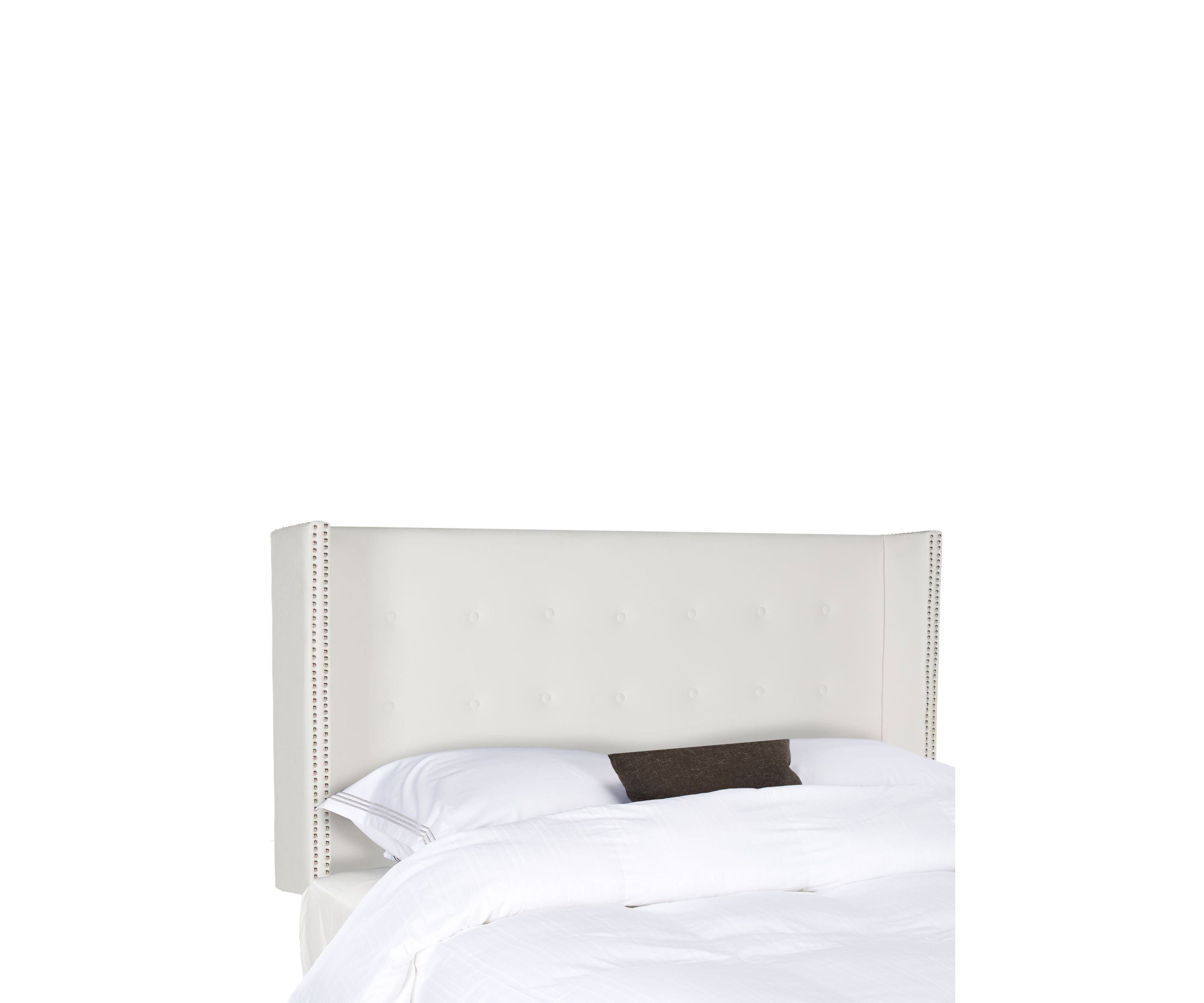  Keegan Velvet Tufted Winged Headboard  
