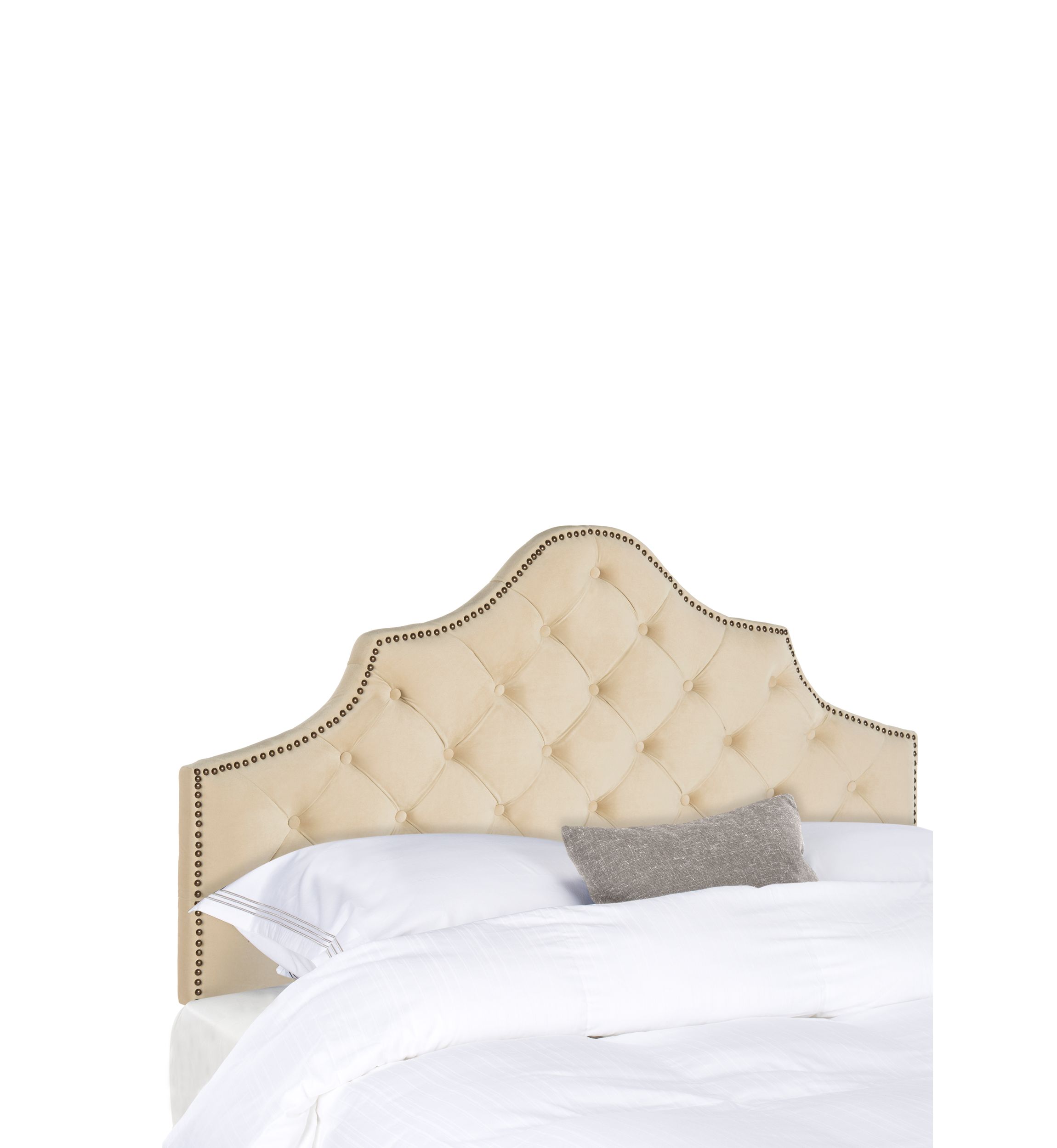 Arebelle Velvet Tufted Headboard  