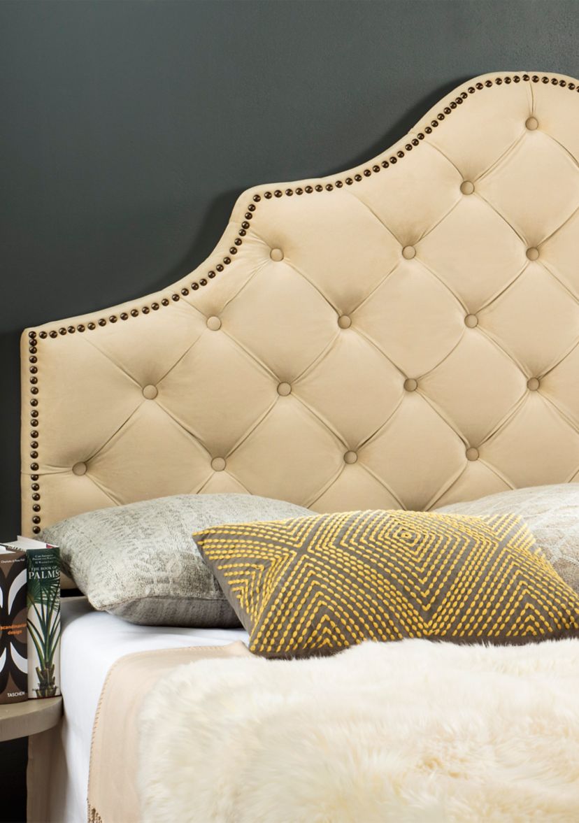 Arebelle Velvet Tufted Headboard  
