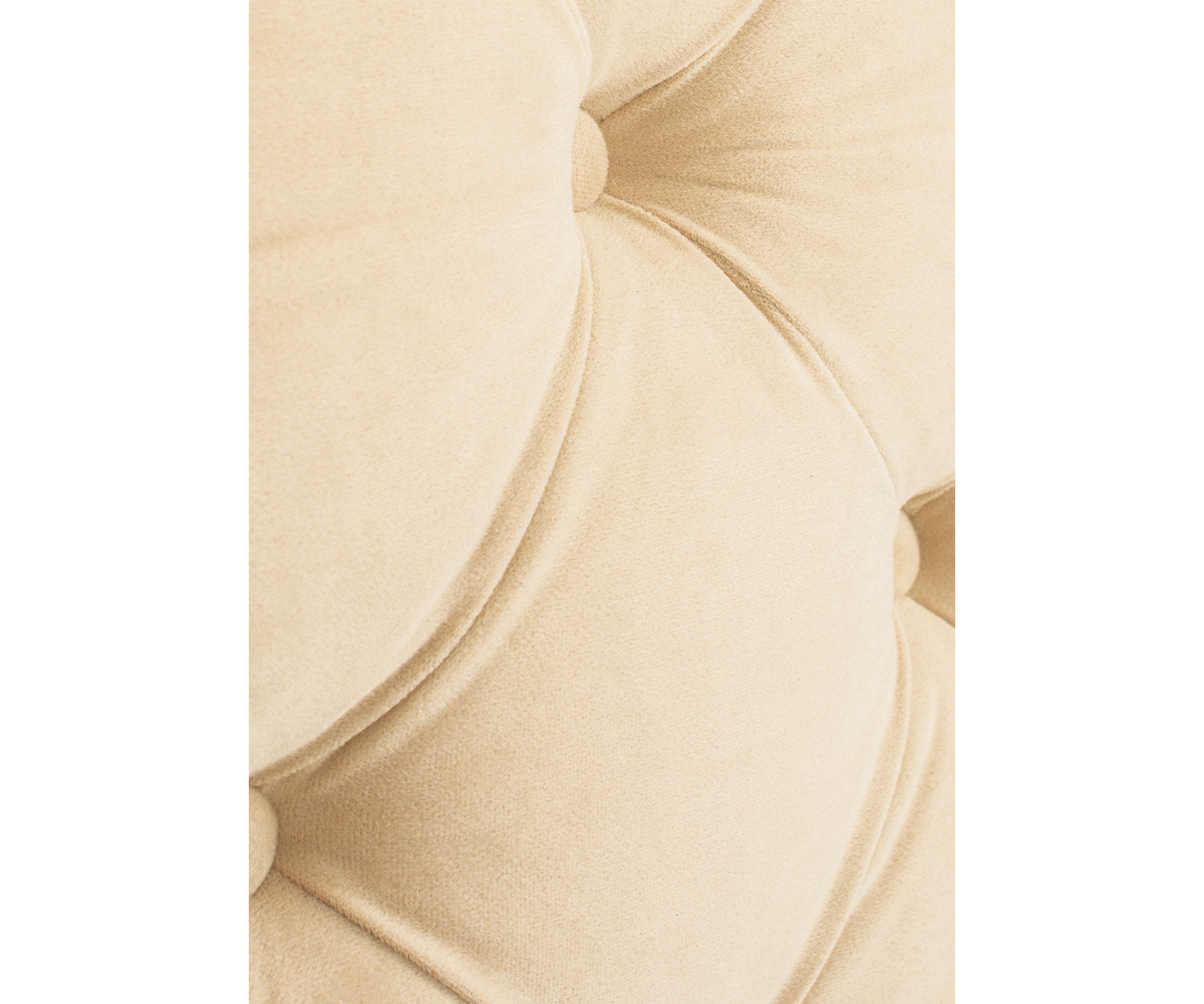 Arebelle Buckwheat Velvet Headboard  - Brass Nailhead
