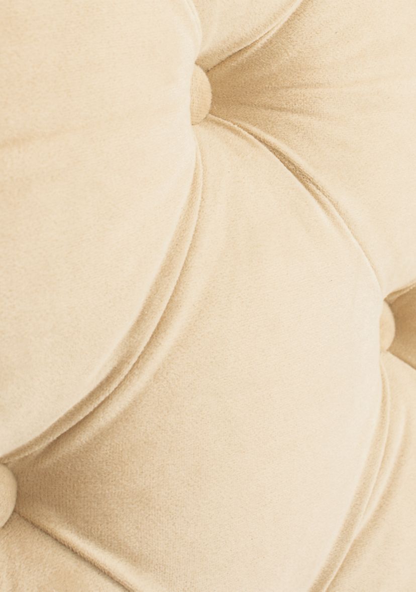 Arebelle Buckwheat Velvet Headboard  - Brass Nailhead
