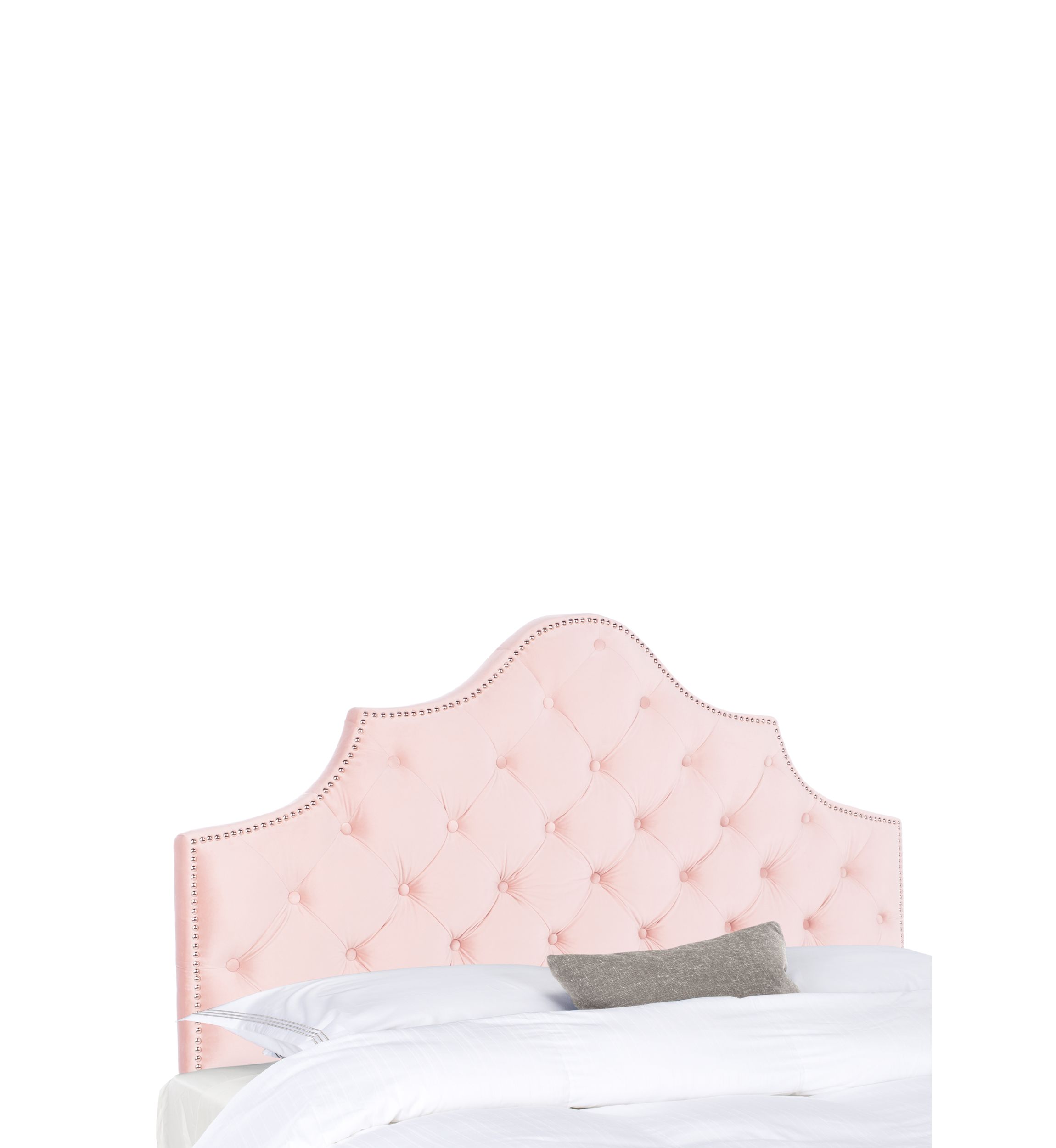 	  Arebelle Velvet Tufted Headboard  
