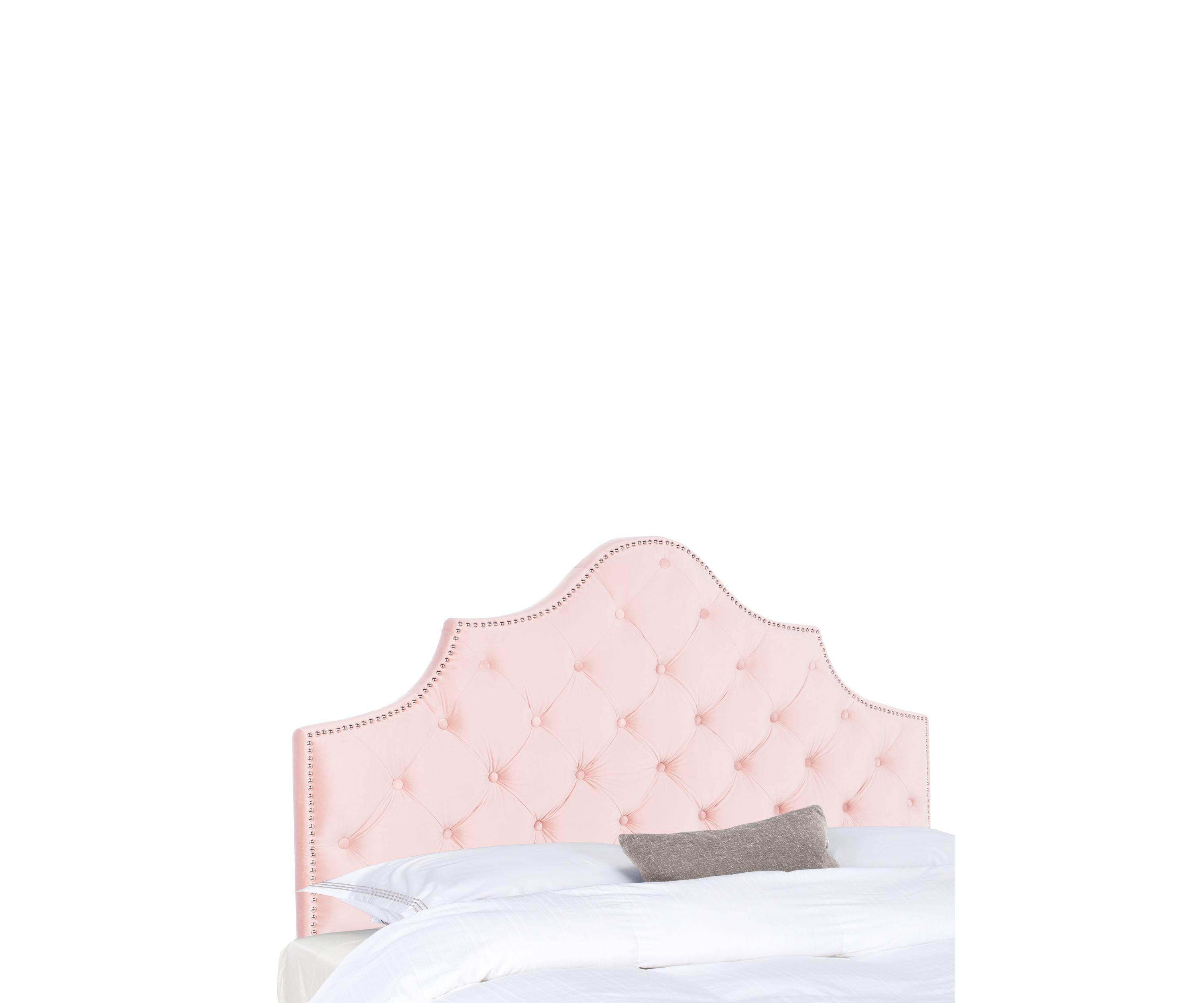 	  Arebelle Velvet Tufted Headboard  
