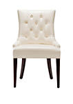 Amanda Cream Leather Chair
