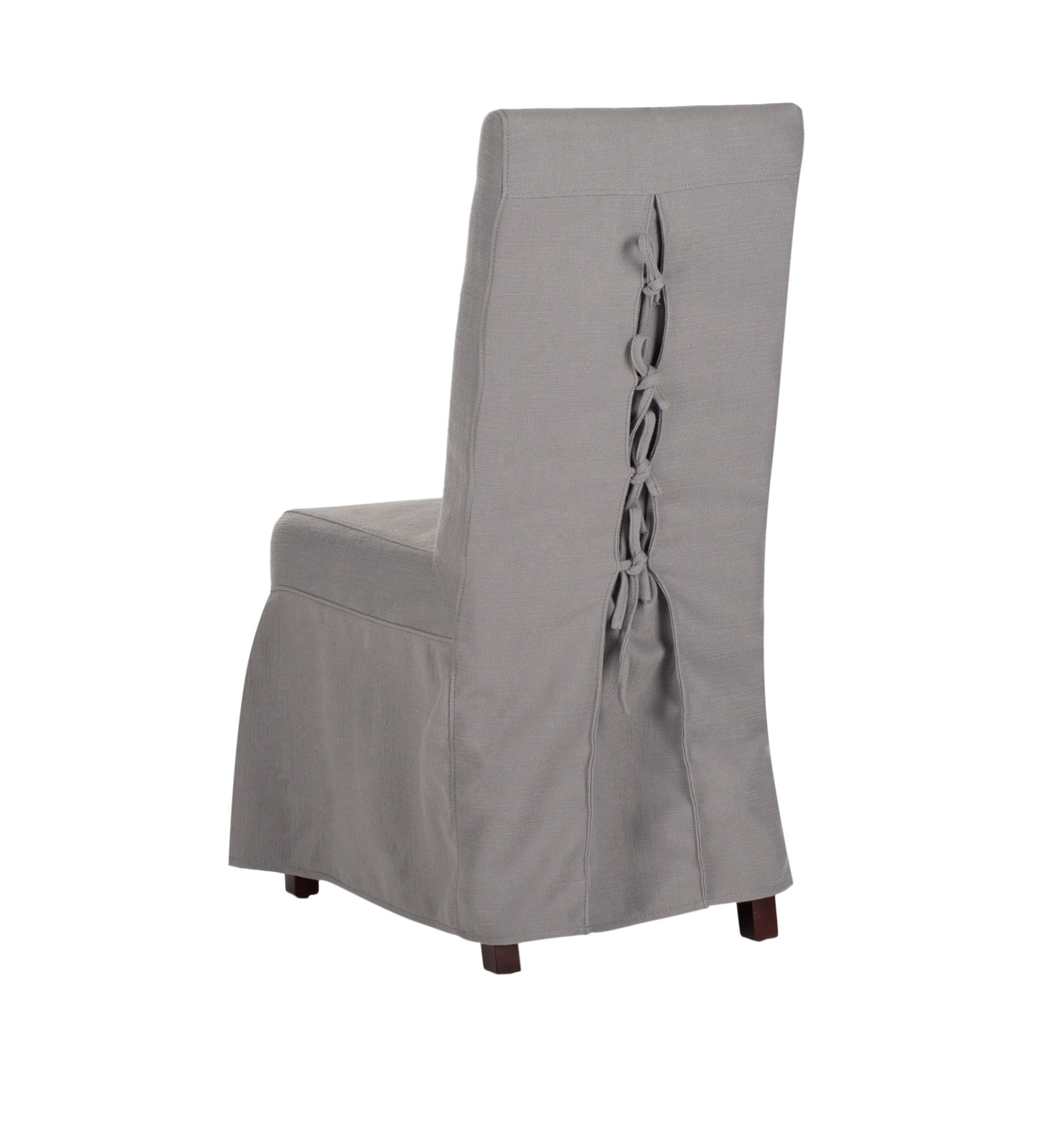 Set of 2 Adrianna Slip Cover Chairs