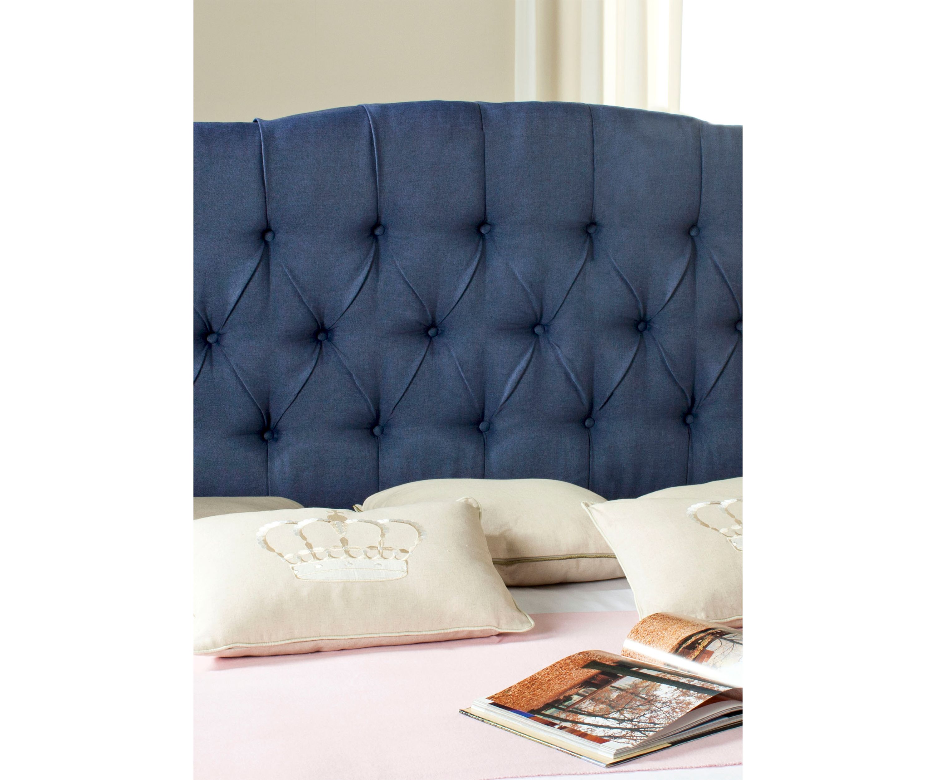 	  Axel Linen Tufted Headboard  