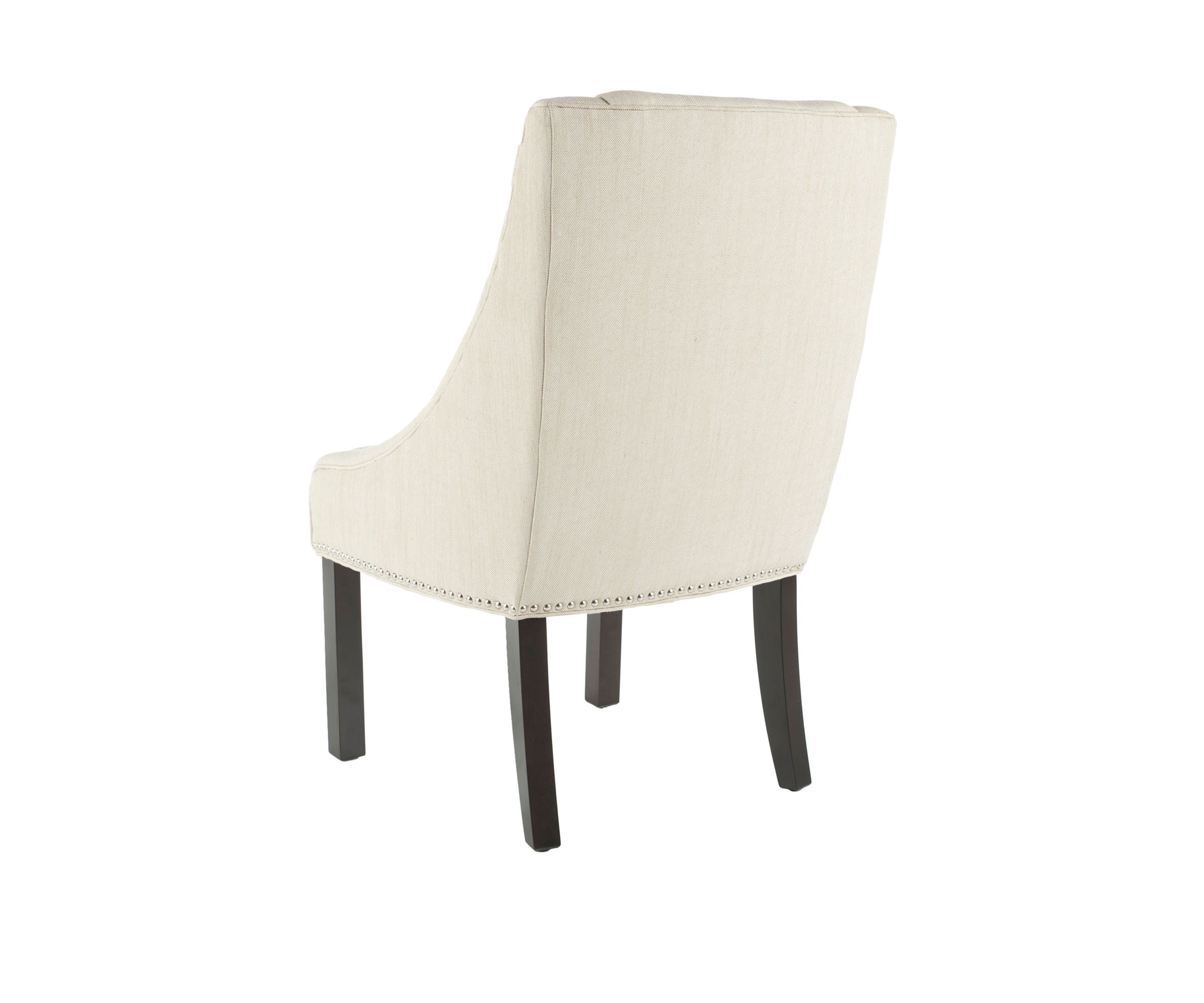Set of 2 Morris Arm Chairs with Stainless Steel Nail Head Trim