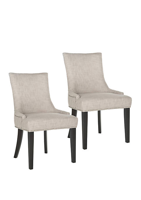 Set of 2 Lester Gray Dining Chairs