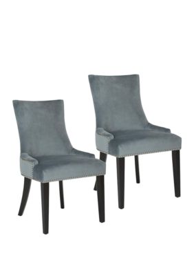 Safavieh Set of 2 Lester Dining Chairs, Blue -  0683726137733