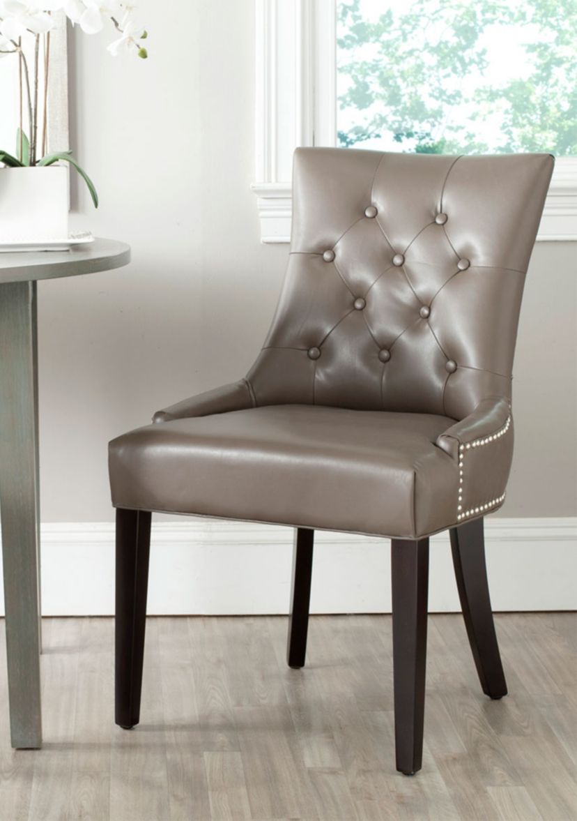 Set of 2 Harlow Ring Chair Clay-Toned Bicast Leather