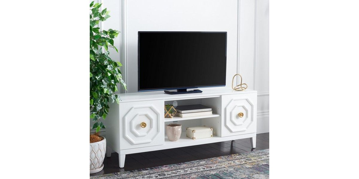 Riya 2 Door 1 Shelf Media Stand